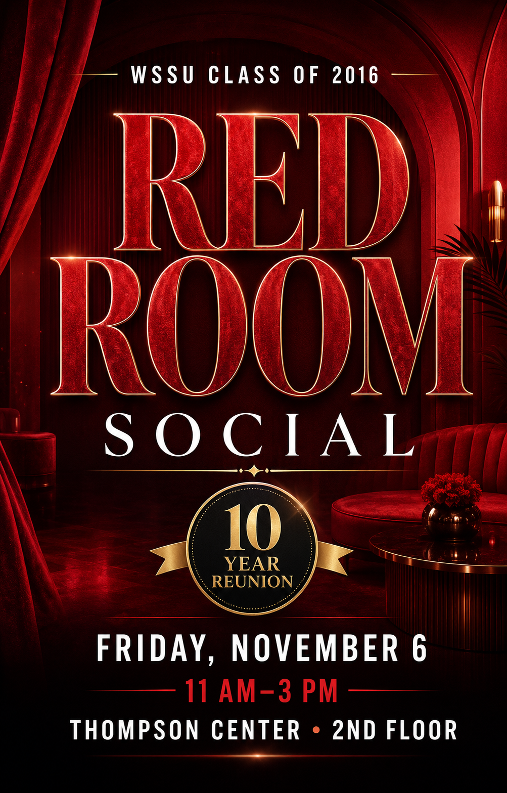 Red Room Social — Friday, November 6, 11 AM–3 PM, Thompson Center 2nd Floor