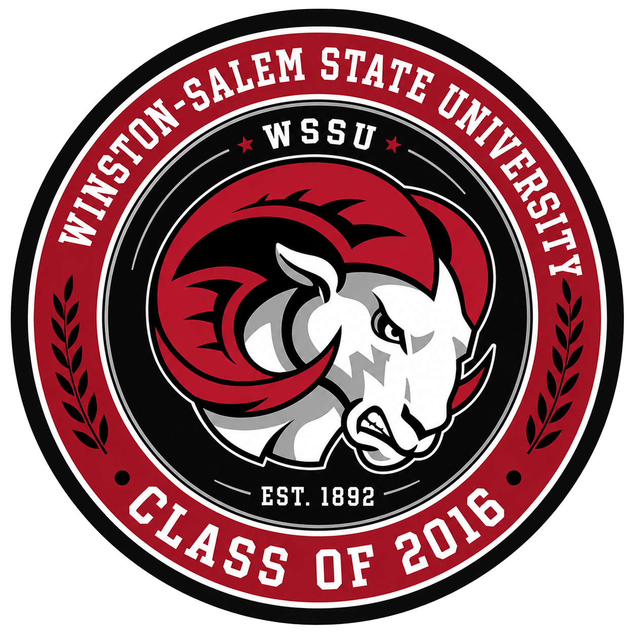 Winston-Salem State University Class of 2016 crest